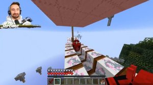 Minecraft - 2vs2 Player Airship Battle (Red Samurai Mod) | JeromeASF