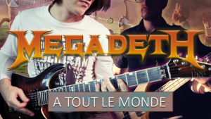 Megadeth - A tout le monde - "vocal line" кавер на гитаре