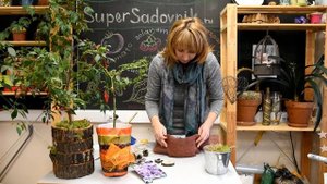 Советы по оформлению горшков для цветов в экостиле от Татьяны Кудряшовой