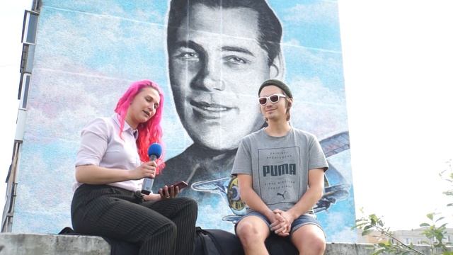 Руслан Сабиров, автор граффити-портрета Серова: "Новая цель - девятиэтажка." смотреть онлайн