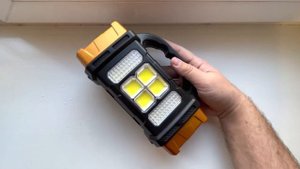 Фонарь на солнечной батареей Hurry Bolt HB-1678 с функцией Power bank по лучшей цене