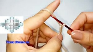 Памятный узор для ковра, пледа - Схема + Мастер-класс по рядам_[360p].mp4