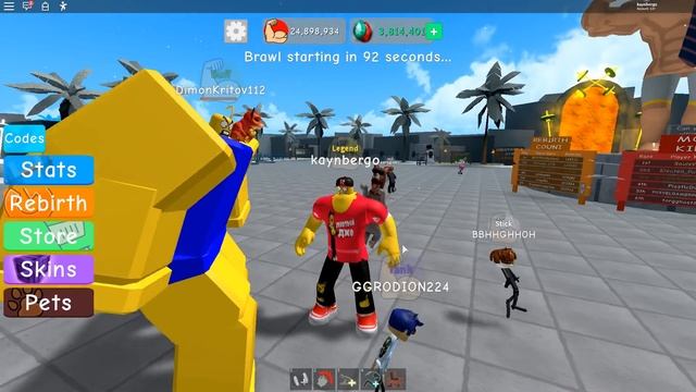 НУБ И ПРО ТРОЛЛИНГ КАЧКОВ РОБЛОКС СИМУЛЯТОР КАЧКА !!! ИГРЫ РОБЛОКС #65 смотреть онлайн