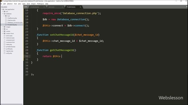 Realtime One to One Chat App using Ratchet WebSockets with PHP Mysql - Load Chats from Database - 5 смотреть онлайн