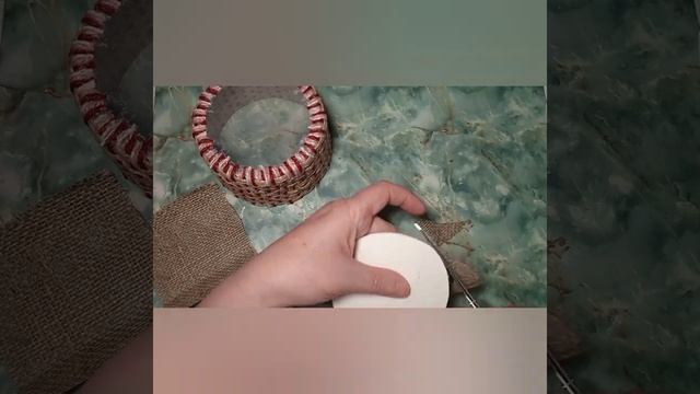 Цветной джут в оформлении пластиковых баночек. смотреть онлайн