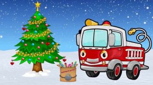 РОЖДЕСТВЕНСКИЙ ФЕЙЕРВЕРК Команда Спасателей   ПОЖАРНАЯ МАШИНА Сказки про машинки