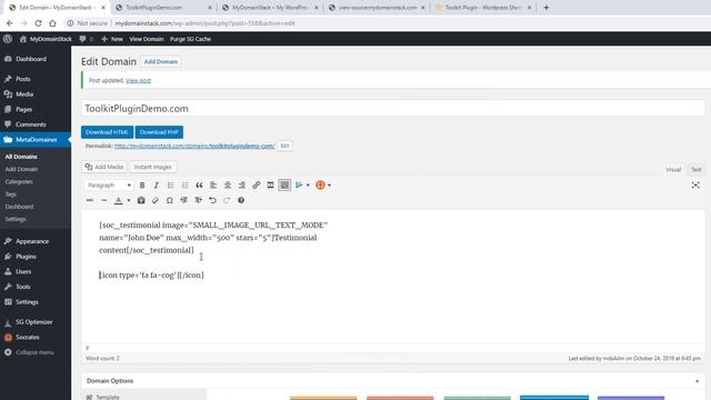 MetaDomainer Trick - Use Wordpress Plugins In HTML Pages смотреть онлайн