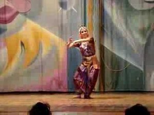 Krishna Shabdam by Nazira Tyuleneva. Moscow kuchipudi dance studio "Ananda Thandava".