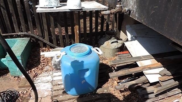Как помыть машину на даче.