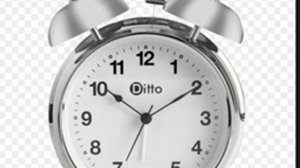 Звук будильника.