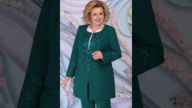 Нарядный жакет NINELE 5861. Нарядная одежда больших размеров. смотреть онлайн