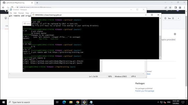 git remote | #gitremote #git #devops смотреть онлайн