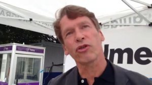 Almedalen 2013 Maja intervjuar riksdagsman Mats Pertoft (Mp)