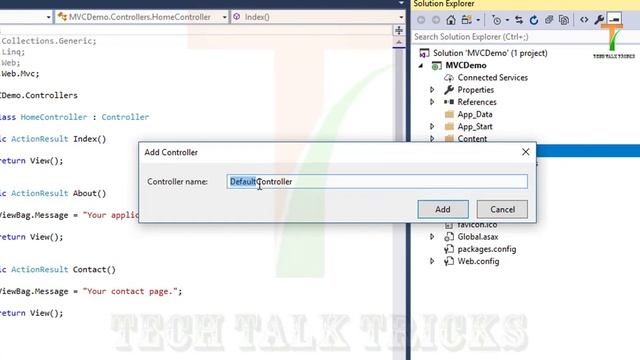 Naming convention in MVC | MVC tutorial | Part - 3 | #techtalktricks