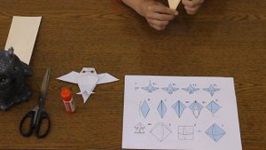 Сова в технике оригами