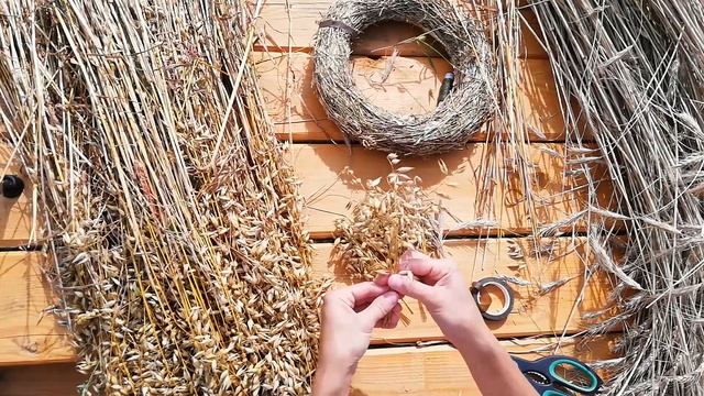 Венок для декора своими руками смотреть онлайн