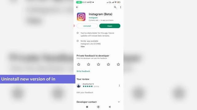 Fix instagram keeps stopping send bug report to mi for analysis | problem in xiaomi redmi смотреть онлайн