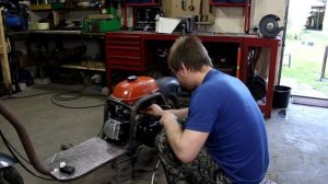 МОТОСАМОКАТ с Двигателем от  СКУТЕРА .ПЕРВЫЙ ВЫЕЗД.