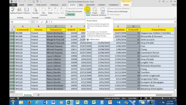 How to protect and secure Excel worksheets but allow selected ranges to be edited смотреть онлайн
