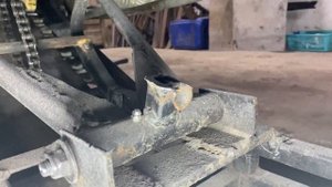 Самодельный снегоход | ABM Wind JS 150. Задняя подвеска. Гусеница. Рама.