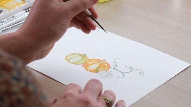 Watercolour Pumpkin Patch смотреть онлайн