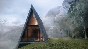 А-образный дом. A-frame. Дом шалаш.
