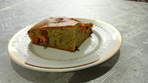 Шарлотка с тыквой.