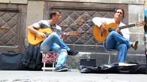 Flamenco Guitar  Barcelona street music HD