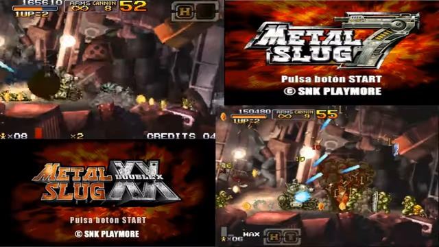 Metal Slug 7 (DS) VS Metal Slug XX (PSP) - Mission 1 смотреть онлайн