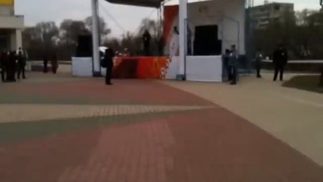 Эстафета Олимпийского огня город Белгород смотреть онлайн