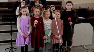 Имею дивный телефон,молитвы телефон . Церковь ЕХБ Пос.Высокий Участие Детей