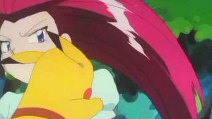 Shuckle licked Jessie's belly button / Pokémon