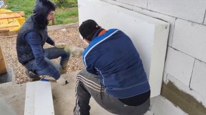 Начинаем работы по утеплению и отделке фасадов дома, построенного из газобетона, СФТК Ceresit