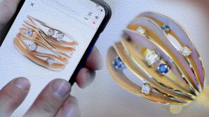 Повторил кольцо Итальянского ювелирного бренда.