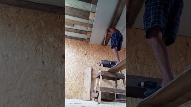 Продолжение. Монтаж гипсокартона к потолку в одному смотреть онлайн