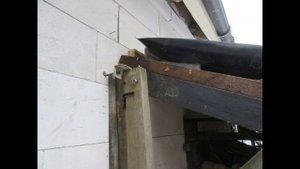 Навес к дому из газобетона, часть 1.