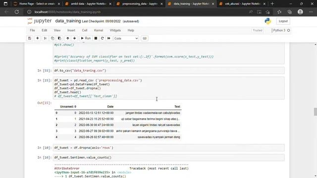 Analisis Sentimen Ulasan Wadas Purworejo di Twitter Menggunakan Metode Support Vector Machine смотреть онлайн