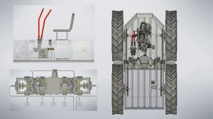Принцип работы бортового поворота вездехода "Лесник-Турист"