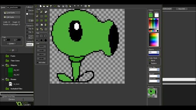 [Gamemaker] Plants vs. Zombies Tutorial #1 | Lawn & Peashooter [Outdated] смотреть онлайн