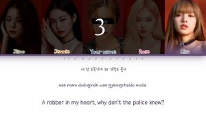 BLACKPINK (블랙 핑크)↱ PLAYING WITH FIRE↰(You as a member) Karaoke (5 members ver.) [Han|Rom|Eng]