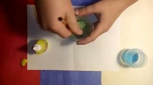 ЛИЗУН   из клея ПВА и геля для стирки Персил!