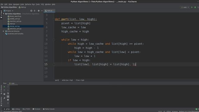 Algorithmen und Datenstrukturen #24 - Quick Sort in Python