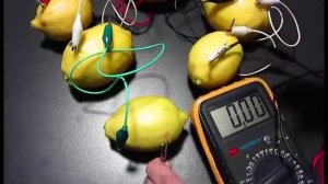 Лимон  источник электрического тока