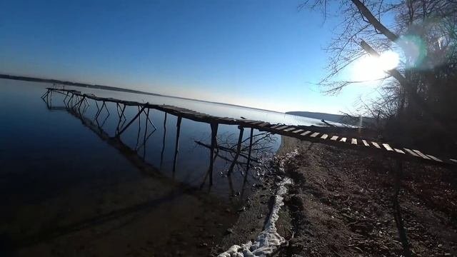 Землянка (часть 21). Земля промёрзла, но нужно копать!! Аккумулятор разряжен!!!