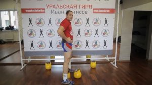 Классический толчок гирей / classic push kettlebell