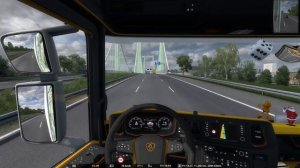 Crash within a minute of starting | 12211km long-distance transport (04) | ETS2 1.45 Map Combo