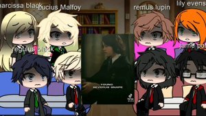 hp react to -snape- ( repost)