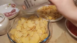 Рецепт в микроволновке мясо по французски с картошкой