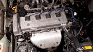 корона премио ат211 мотор 7а- fe, на обкатке часть4.