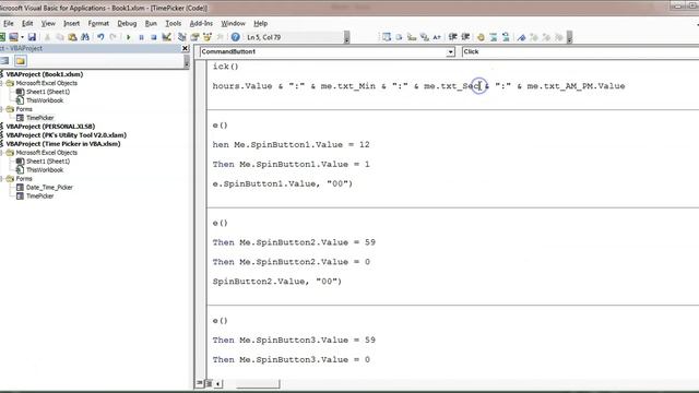 Time Picker and Date Time Picker Control in VBA | Step by Step tutorial смотреть онлайн